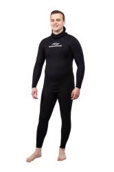 Гидрокостюм Фридайвер мужской 5мм ультраспан/открытая пора черный